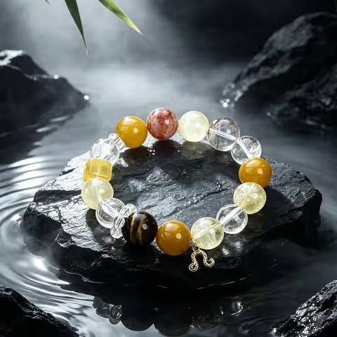 Leo Saturn Gold Charm Bracelet (Jul 23-Aug 1)