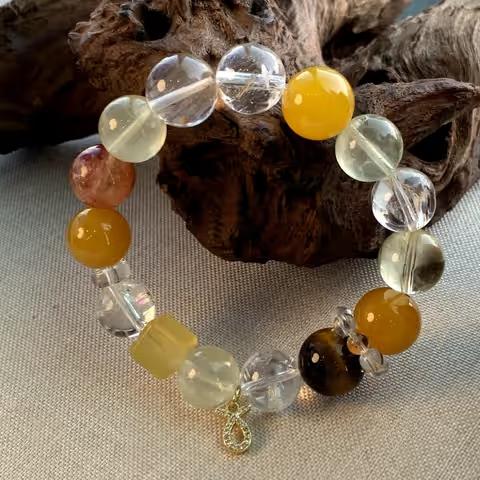 Taurus Grounding Stone Bracelet