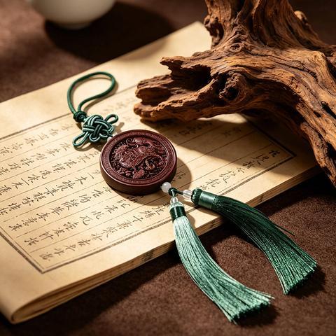 Wabi-Sabi Incense Tassel Pendant
