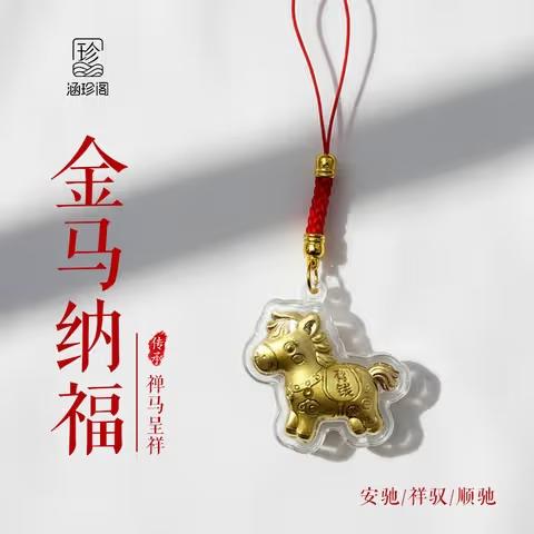 Red Fortune Coin Car Charm
